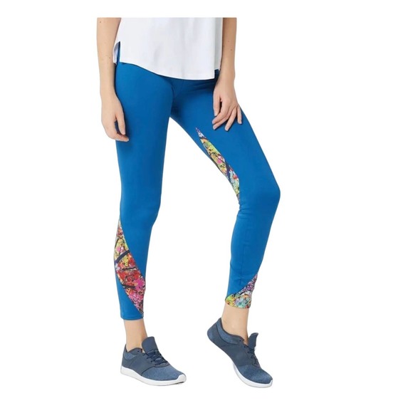 Soulgani Active Heart It All Ohio Twin Soul Leggings Classic Blue Size PL - Picture 7 of 9